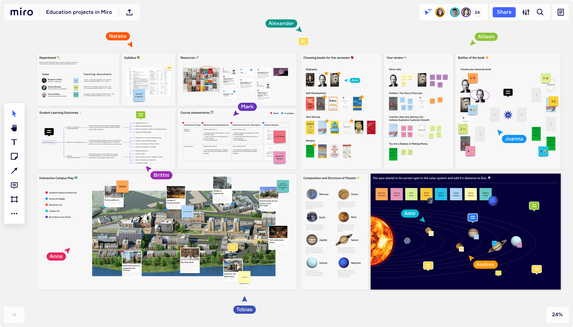 Free online whiteboard for remote education